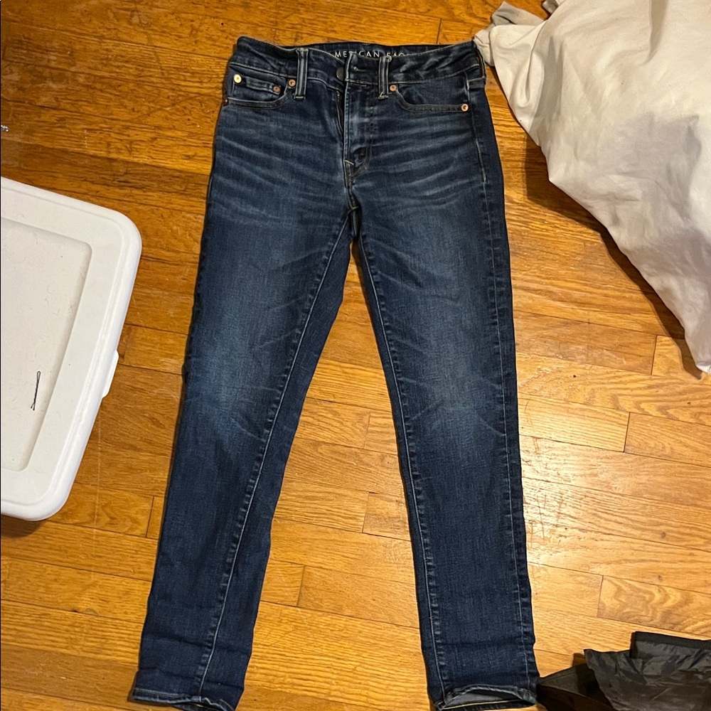 Women's Dark Blue AE Jeans
